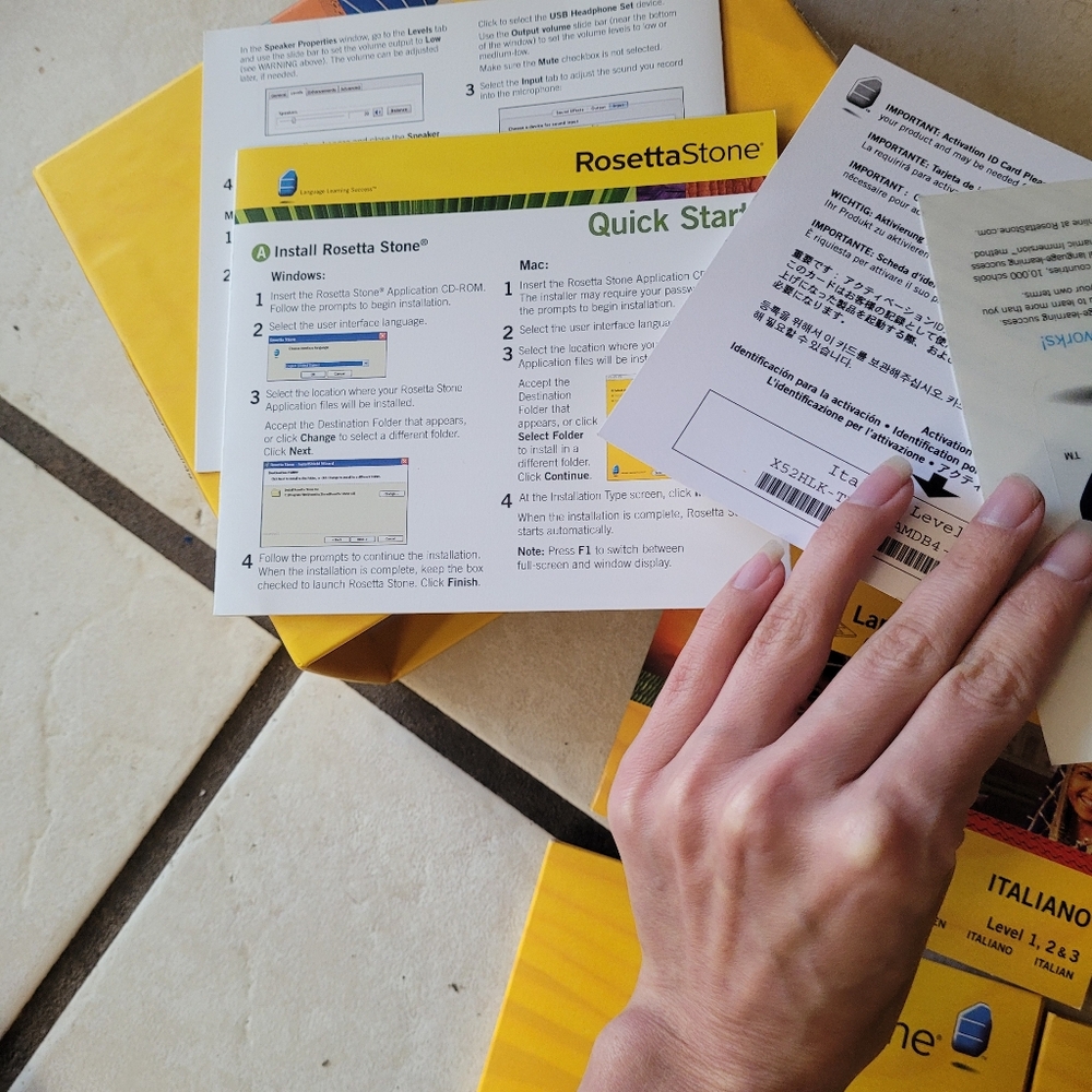Rosetta Stone Italian Language Learning Software - Yellow - Picture 4 of 5